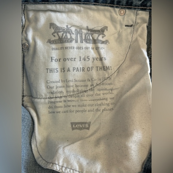 👖 Men’s Levi’s size 514 Denim Blue Jeans Size 36 X 32 - Picture 5 of 11